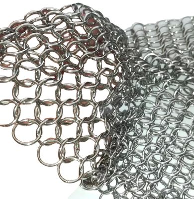 Màn hình màn hình Stainless Steel Chain Link Mesh Màn hình màn hình với 1mm Wire Gauge