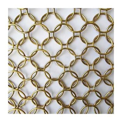 Màn hình màn hình Stainless Steel Chain Link Mesh Màn hình màn hình với 1mm Wire Gauge