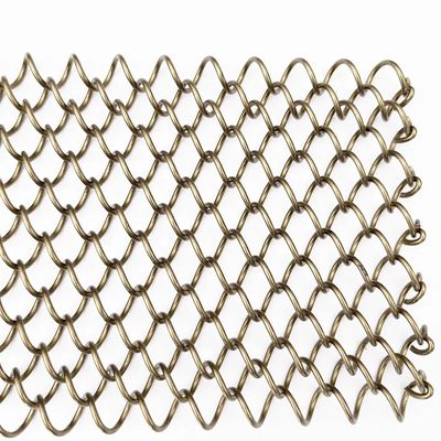 Nội thất phân vùng trang trí Metal Roller Shutter 70mm Mesh 5mm khẩu độ Sơn xịt