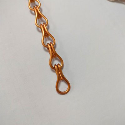 Tấm rèm côn trùng cho cửa Băng dây chuyền kim loại Ràng sợi lò sưởi lửa màn hình lửa Ràng lưới