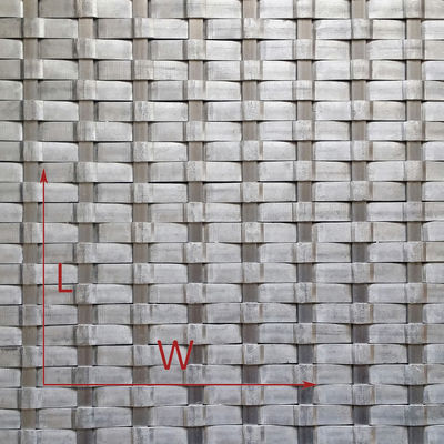 Balcony Stainless Steel Mesh Architecture Chiều rộng 0,5m 2,0m
