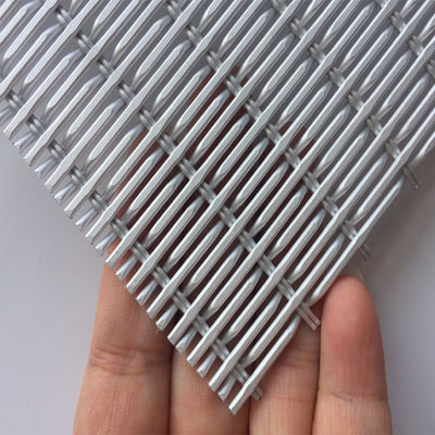 Màng kiến trúc bằng thép không gỉ bạc cho mặt tiền tòa nhà tùy chỉnh