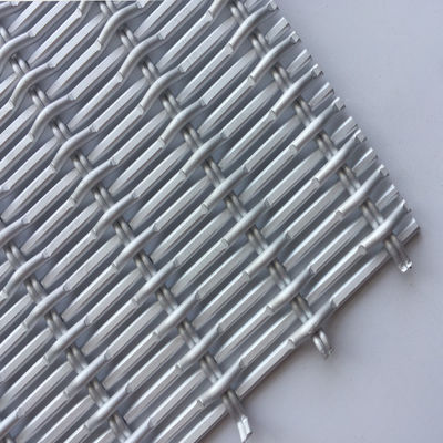 Màng kiến trúc bằng thép không gỉ bạc cho mặt tiền tòa nhà tùy chỉnh