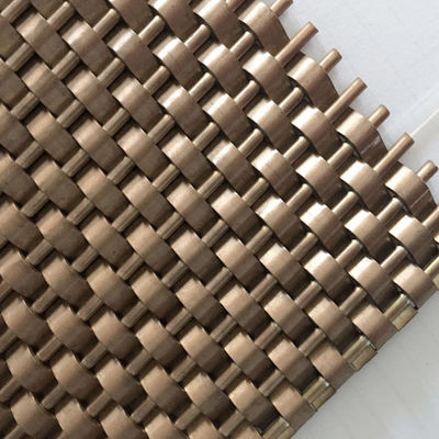 Chiều rộng 0,5m 2,0m Stainless Steel Architectural Mesh Chiều dài 30m Cho trang trí nội thất tường