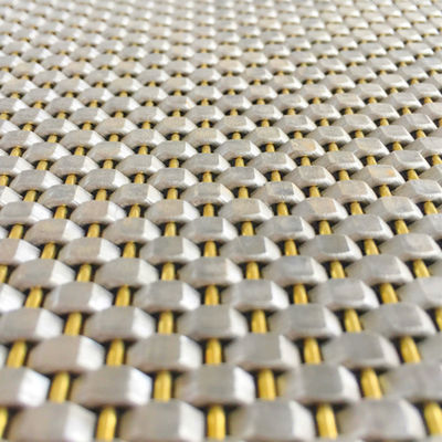 Đường kính dây 0.8mm 2.0mm Stainless Steel Mesh Panel Dây dệt đơn giản cho tường phủ
