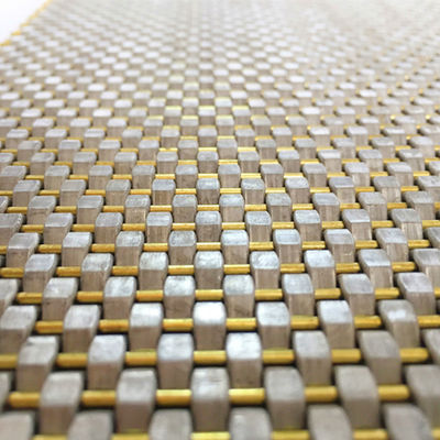 Đường kính dây 0.8mm 2.0mm Stainless Steel Mesh Panel Dây dệt đơn giản cho tường phủ