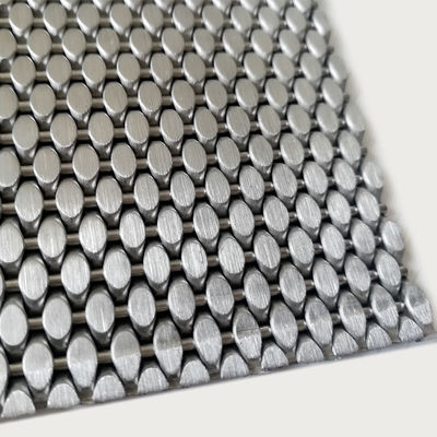 Màng kiến trúc thép không gỉ thô để trang trí vàng 0,5m 2,0m chiều rộng