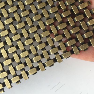 Stainless Steel trang trí Woven Wire Mesh cho chiều dài 30m-100m trong nghệ thuật Cài đặt cho cửa tủ đồ nội thất