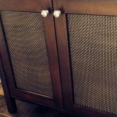 Stainless Steel trang trí Woven Wire Mesh cho chiều dài 30m-100m trong nghệ thuật Cài đặt cho cửa tủ đồ nội thất
