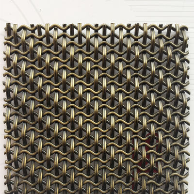 Loại dệt Hà Lan Dệt trang trí Woven Wire Mesh Kích thước 2mm-100mm bền