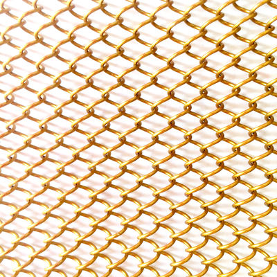 9mm Wire Pitch Metal Coil Drapery cho yêu cầu chiều rộng tùy chỉnh