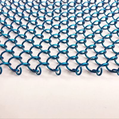 Nội thất phân vùng trang trí Metal Roller Shutter 70mm Mesh 5mm khẩu độ Sơn xịt