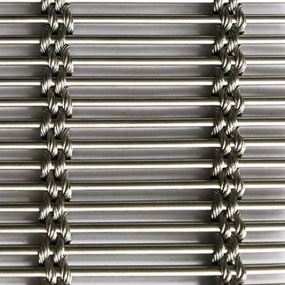 Heavy Duty Wire chống ăn mòn 1.2 Kgs Plain Weave Architectural Mesh được chứng nhận ISO9001