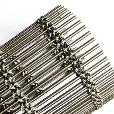 Heavy Duty Wire chống ăn mòn 1.2 Kgs Plain Weave Architectural Mesh được chứng nhận ISO9001