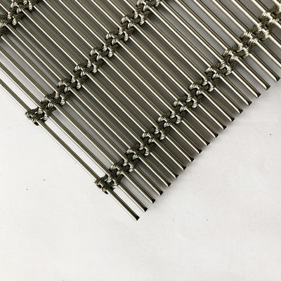 Heavy Duty Wire chống ăn mòn 1.2 Kgs Plain Weave Architectural Mesh được chứng nhận ISO9001