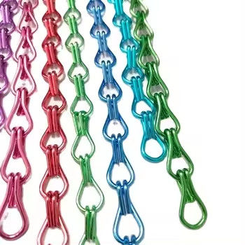 2mm trang trí Aluminium Hook rèm cho nội thất ngăn ngăn rèm đa màu có sẵn