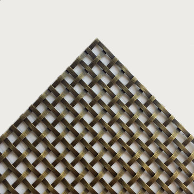 thanh lịch Stainless Steel Woven Wire Mesh For Cabinet Chứng nhận ISO9001
