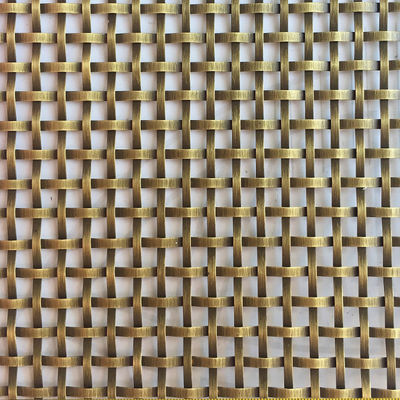 thanh lịch Stainless Steel Woven Wire Mesh For Cabinet Chứng nhận ISO9001