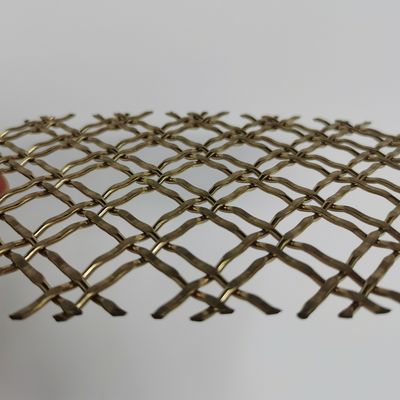 Kiến trúc Crimped Woven Wire Mesh Metal Wire Mesh như hàng rào có thể được sử dụng như an toàn bên trong & bên ngoài