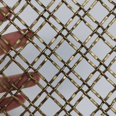 Kiến trúc Crimped Woven Wire Mesh Metal Wire Mesh như hàng rào có thể được sử dụng như an toàn bên trong & bên ngoài