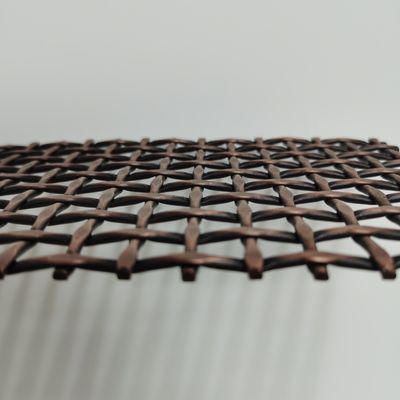 Các tấm lưới kiến trúc Nội thất Metal Woven Mesh Partition