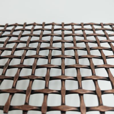 Các tấm lưới kiến trúc Nội thất Metal Woven Mesh Partition