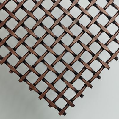 Các tấm lưới kiến trúc Nội thất Metal Woven Mesh Partition