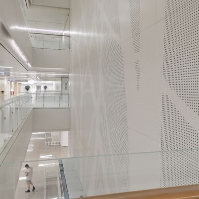 Premium kiến trúc Woven Wire Mesh Punching Net Đối với tường đối diện