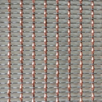 Bảng lưới sợi rào hình vuông trang trí bằng bạc đánh bóng cho các dự án dân cư thân thiện với môi trường