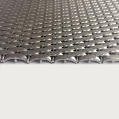 2-6mm bạc kim loại thép không gỉ lưới sợi trang trí cho cửa tủ hiện đại