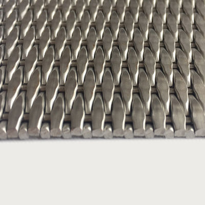 2-6mm bạc kim loại thép không gỉ lưới sợi trang trí cho cửa tủ hiện đại