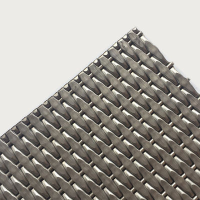 2-6mm bạc kim loại thép không gỉ lưới sợi trang trí cho cửa tủ hiện đại
