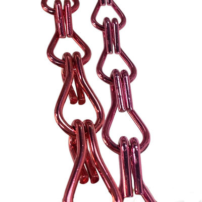 High Performance Aluminum Chain Link Curtain Có thể tùy chỉnh khoảng cách chuỗi 24mm