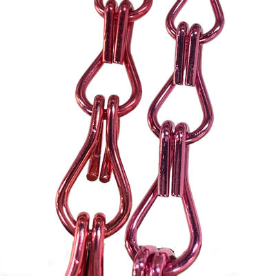 High Performance Aluminum Chain Link Curtain Có thể tùy chỉnh khoảng cách chuỗi 24mm