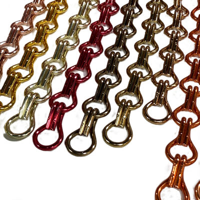 High Performance Aluminum Chain Link Curtain Có thể tùy chỉnh khoảng cách chuỗi 24mm