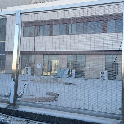 Stainless Steel Woven Wire Mesh Panel Củng cố xử lý cạnh