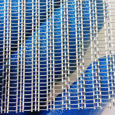 Các loại kính kiến trúc Laminated Stainless Steel Wire Mesh Dệt cho các bộ phân vùng không gian hiện đại và trang trí tường