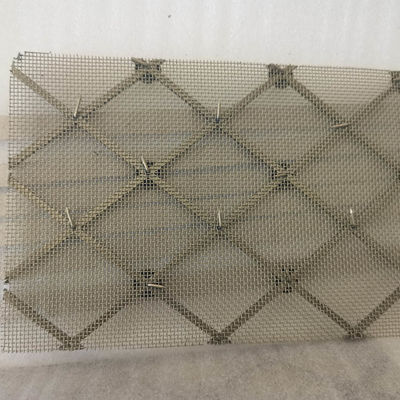 3.15mm Weft Diameter trang trí lưới sợi với tùy chỉnh xử lý bề mặt