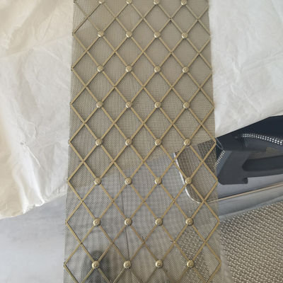 3.15mm Weft Diameter trang trí lưới sợi với tùy chỉnh xử lý bề mặt
