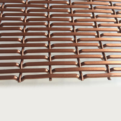 Đỏ đồng màu nhôm đường kính 1,5mm / 2mm tấm tường cho phòng nội thất ngăn