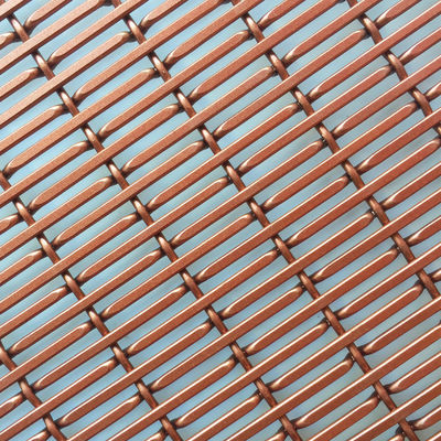 Đỏ đồng màu nhôm đường kính 1,5mm / 2mm tấm tường cho phòng nội thất ngăn