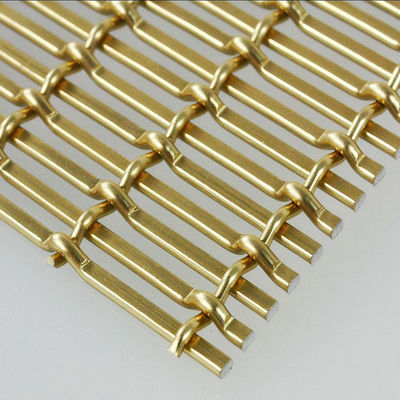 1.5mm / 2mm đường kính Warp lưới dây với 45,7% khu vực mở cho công nghiệp hạng nặng