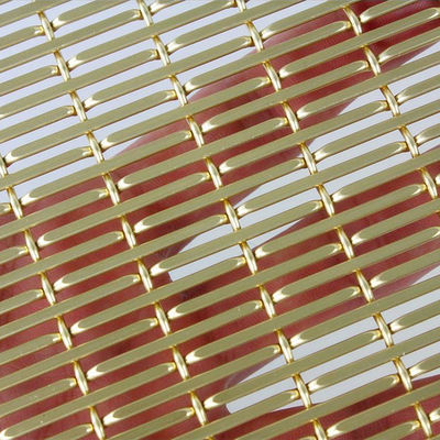 1.5mm / 2mm đường kính Warp lưới dây với 45,7% khu vực mở cho công nghiệp hạng nặng