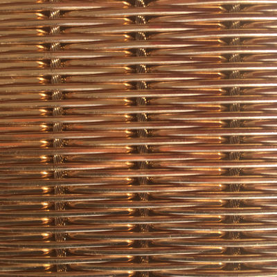 Chống ăn mòn tròn trang trí Woven Wire Mesh đẹp trang trí lâu dài