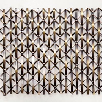 Custom Diamond Grille Woven Wire Mesh với đường kính dệt 1,2mm × 2mm