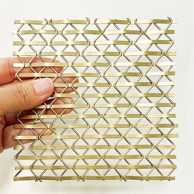 Custom Diamond Grille Woven Wire Mesh với đường kính dệt 1,2mm × 2mm
