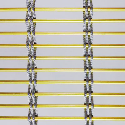 Chứng nhận chống cháy 8mm Stainless Steel Metal Mesh cho mặt tiền tòa nhà cao tầng Ventilation Cladding