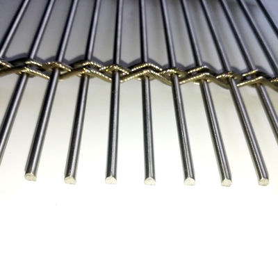 Thép không gỉ Metal Mesh rèm cho xây dựng mặt tiền bóng gió tiết kiệm năng lượng