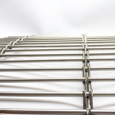 Thép không gỉ Metal Mesh rèm cho xây dựng mặt tiền bóng gió tiết kiệm năng lượng