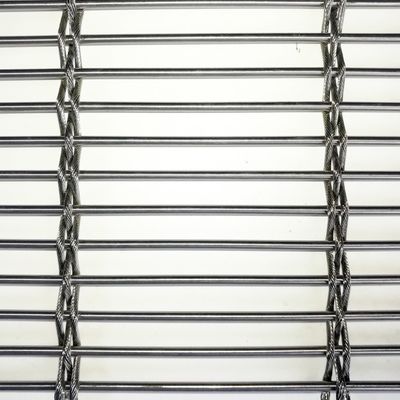 Thép không gỉ Metal Mesh rèm cho xây dựng mặt tiền bóng gió tiết kiệm năng lượng